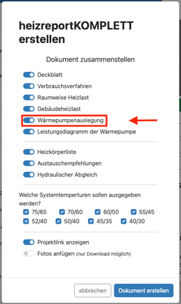 WP-Auslegung